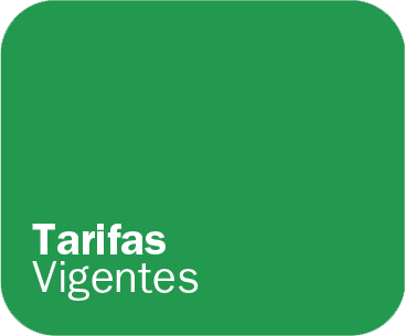 Tarifas Vigentes