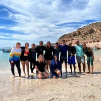 Viaje de practicas a la Isla Espíritu Santo por alumnos de la Licenciatura en Gestión y Desarrollo Turístico