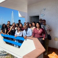 Estudiantes de Turismo refuerzan su formación en la administración hotelera y hospitalidad por medio de la visita al hotel Marina Water Front