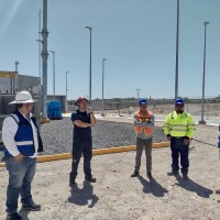 La visita al parque eólico "Eólica Coromuel" permitió conocer el funcionamiento de una de las fuentes más limpias y sostenibles de generación de energía