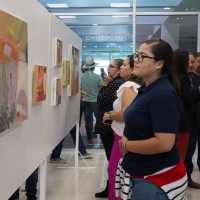 Se inauguró la exposición de arte sobre la obra del artista sudcaliforniano Aníbal Angulo en la Universidad Tecnológica de La Paz