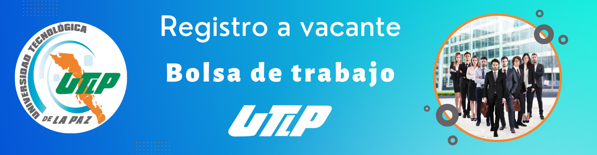 Registro a vacante de la Bolsa de trabajo UTLP