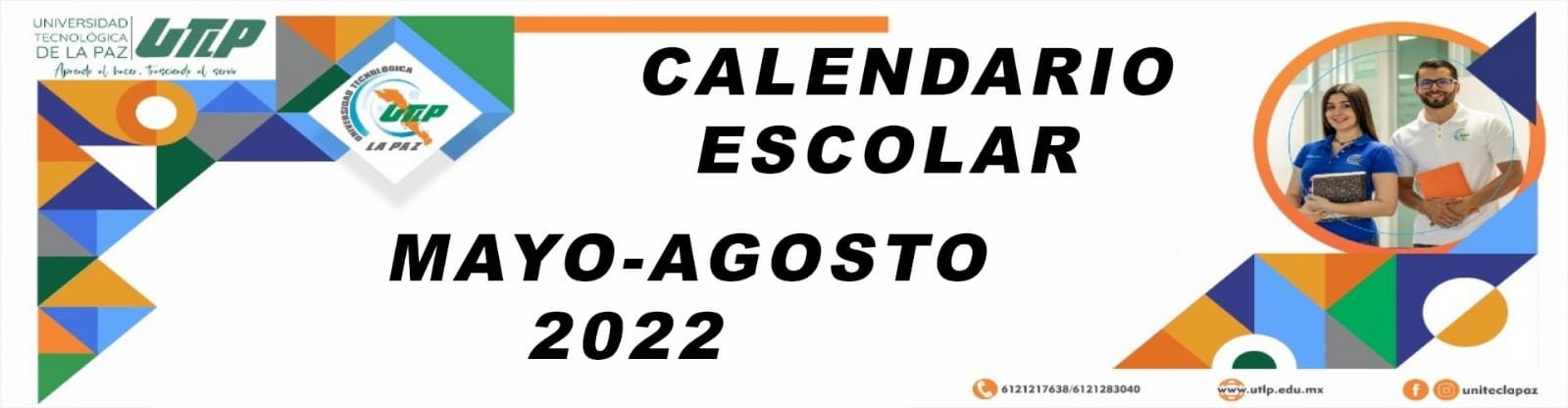 Calendario escolar MAYO-AGOSTO 2022
